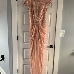 Tadashi shoji rose gown.